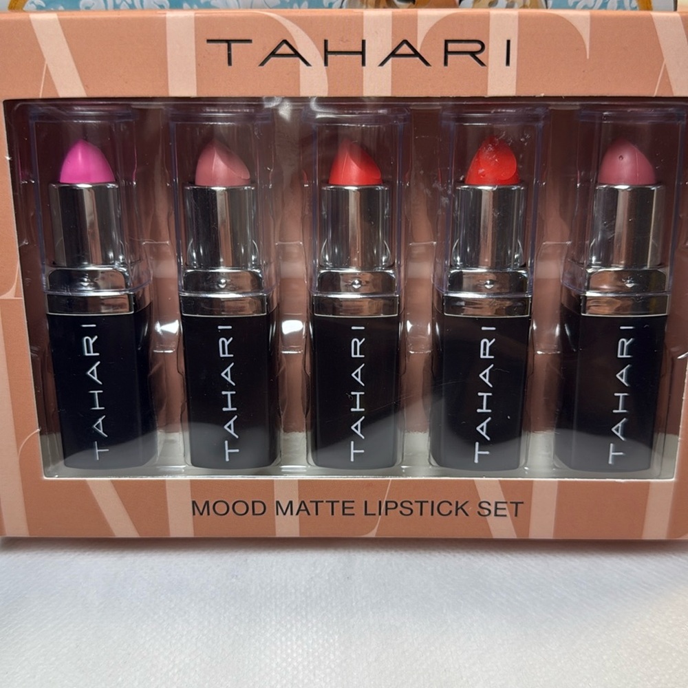 Tahari 5 Piece Matte Lipstick Collection